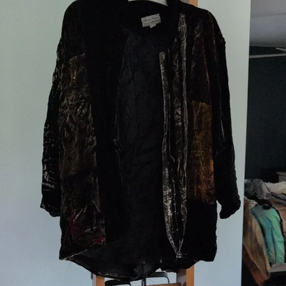 Velvet Patchwork Jacket - Picture 3 of 3